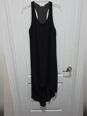 Ginger G Women's Black Racerback High-Low Dress #K2605-0240